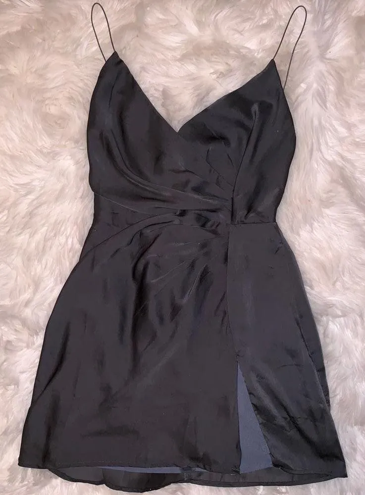 Tobi Gray Slit Dress - Image 2