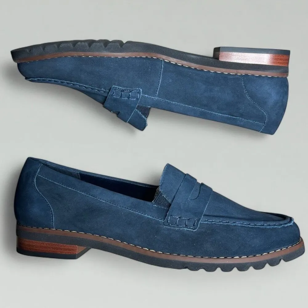 Walking Cradles Winnie 2 Navy Nubuck (Wide) Blue Size 10 - Image 7