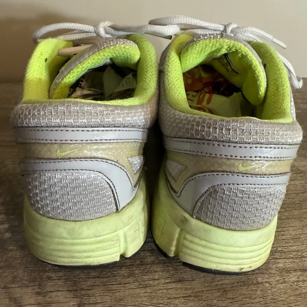 Nike Dual Fusion Sneakers Women’s Size 10 Gray Neon Lime Green Older Styler - Image 6