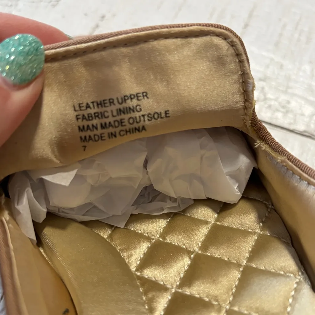 Birdies the Starling Loafer size 7 Taupe Beige Tan Suede Slip On Flats - Image 5