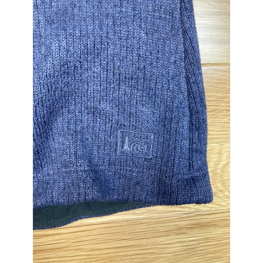 REI Pullover Knit Sweater Womens Size XS Blue Outdoor Hiking Camping Activewear - Image 5