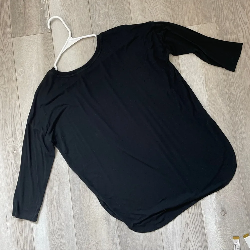 Babaton Everyday Top long sleeve jersey womens Black (small) casual slinky - Image 4