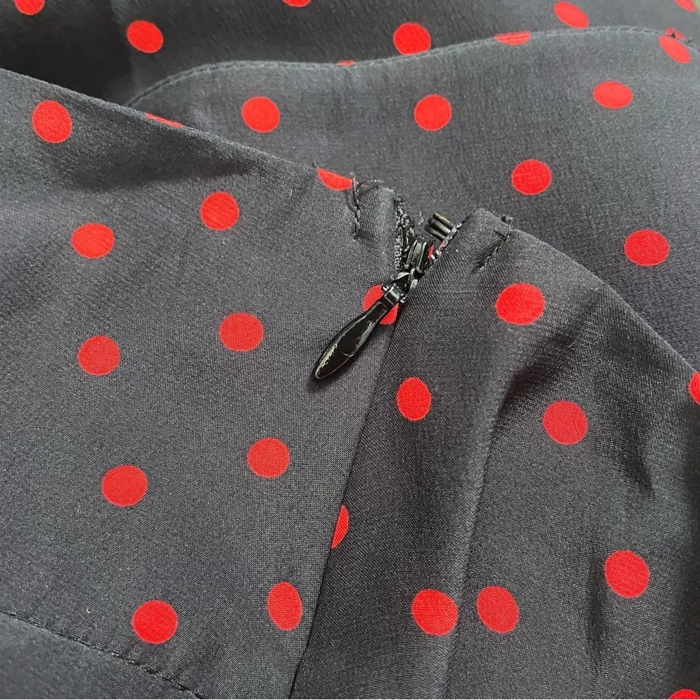 MODELLO GIULIETTA NEW YORK Barney’s black red polka dot skirt - Image 5