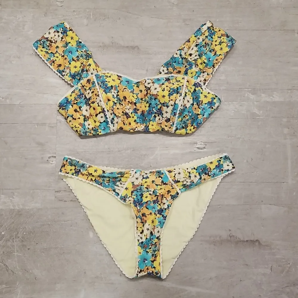 💕L*SPACE💕 Daisy Diamond Bikini Set DD-/L NWT - Image 13