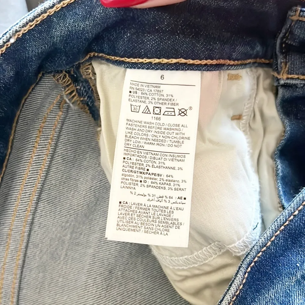 Old Navy Extra High Rise Patchwork Rockstar Sandrine Super Skinny Jeans - Image 11