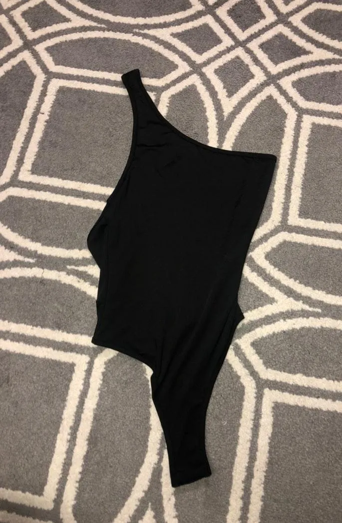 Black Cut Out Body Suit Size M - Image 4