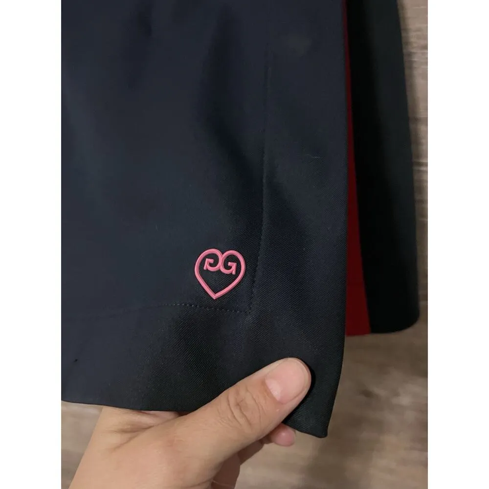 G/Fore Skort Skirt Shorts Navy Red Golf Women Size 2 Carrington - Image 3