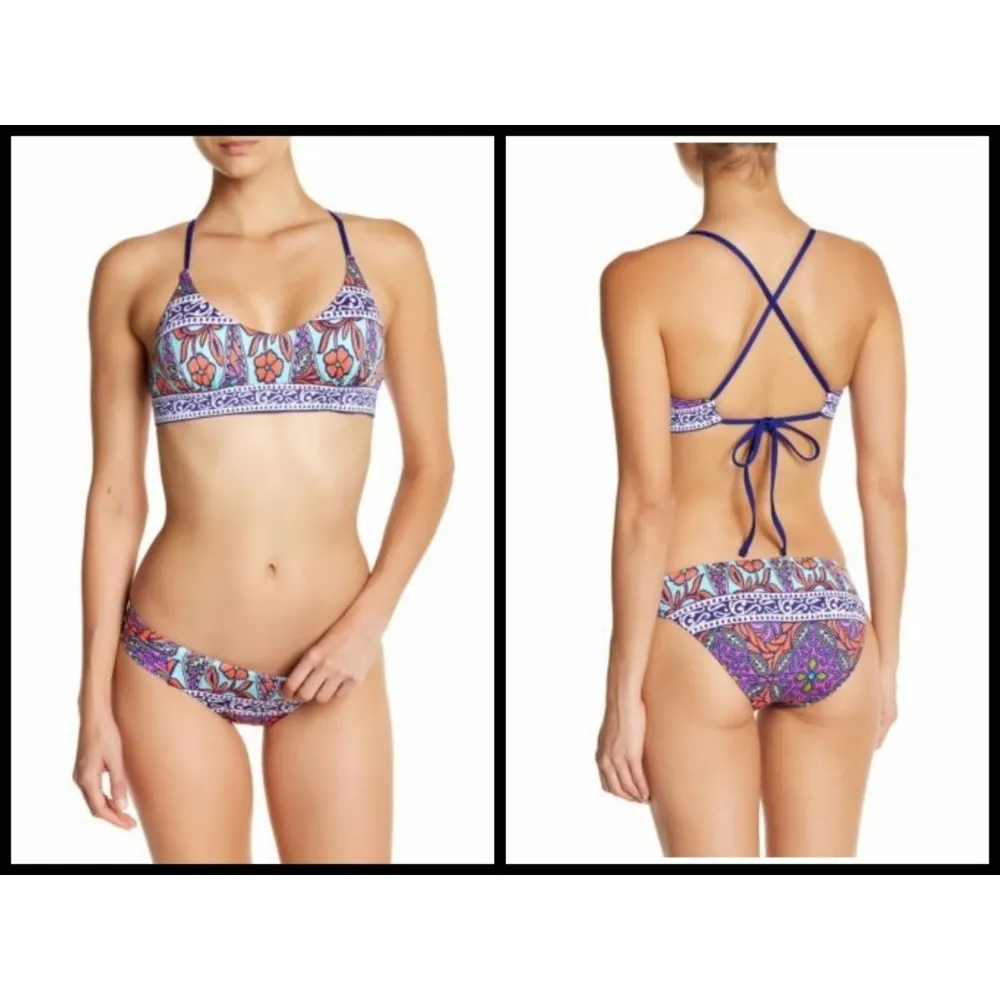 💕TRINA TURK💕 Cutout Floral Bikini Bottoms - Image 4