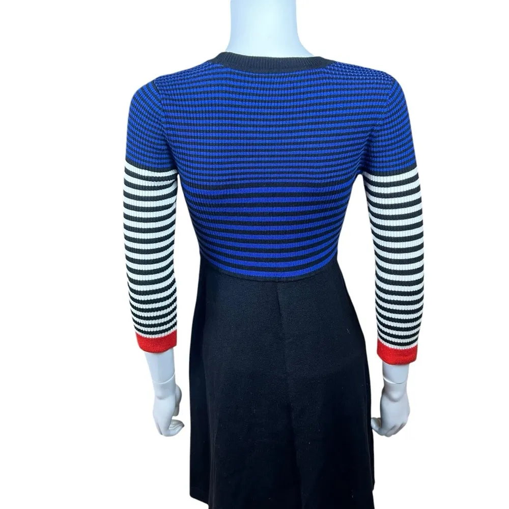 Eliza J Fit & Flare Striped Sweater Dress - Image 11