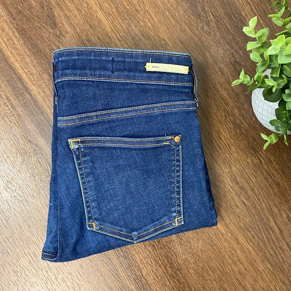 Anthropologie Pilcro and the Letterpress Serif Queen Bee Skinny Jeans Size 28 6 - Image 9