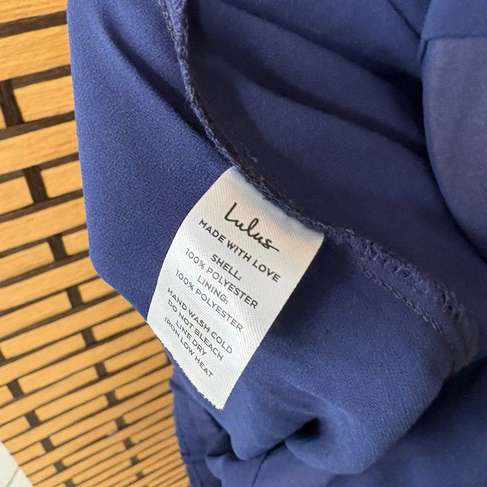 Lulus Navy Inez Tie Front Romper Size Medium‎ - Image 8