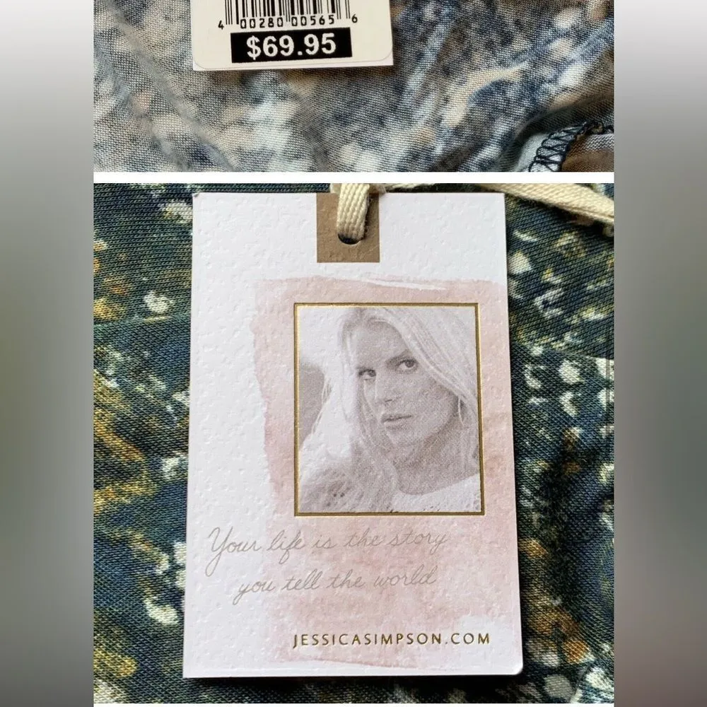 Jessica Simpson maternity long sleeve maxi dress super soft sz Medium - Image 6