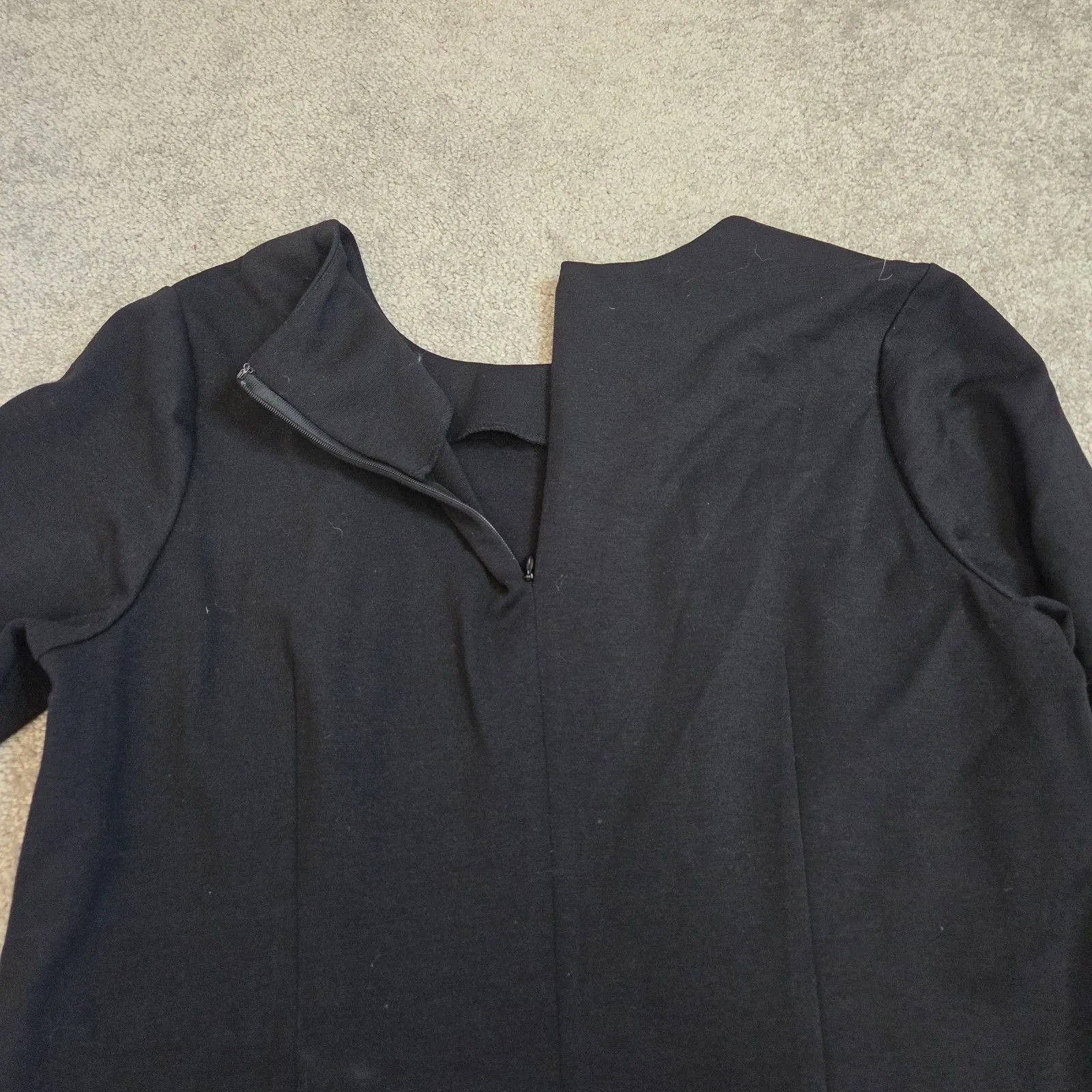 Pendleton  Women’s Holiday Top Black Bling Beaded Large Wool Blend 3/4 Sleeve - Image 4