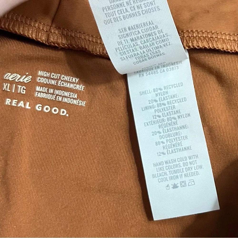 Aerie • NWT Brown Twist High-Waisted Bikini Bottom - Image 7