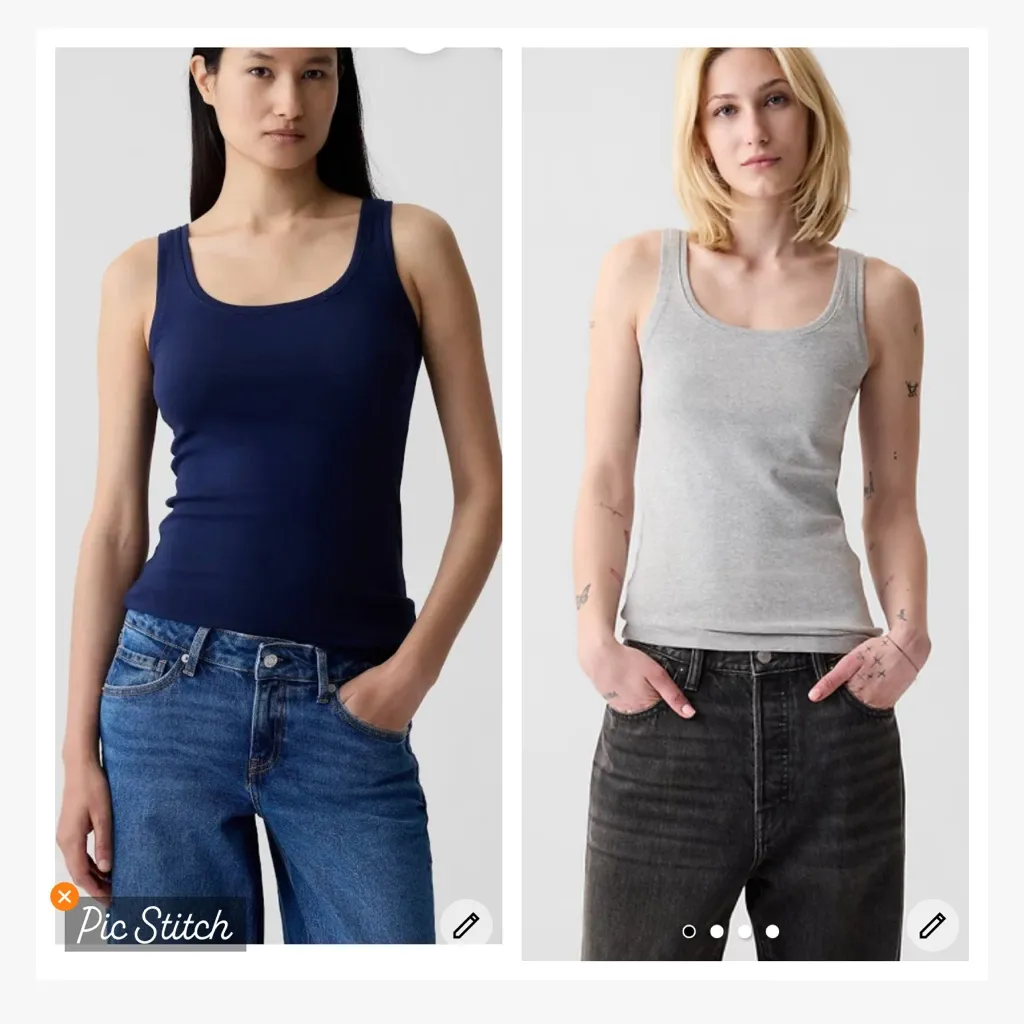 Gap Modern Tank Bundle Navy/Gray - Image 2