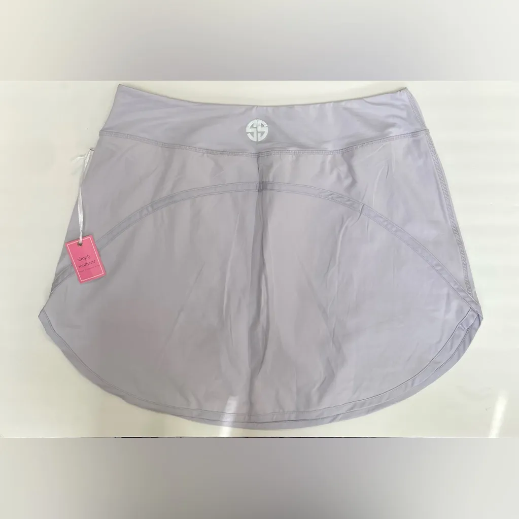 SIMPLY SOUTHERN Athletic Skort Tennis Pickleball in Lilac Lavender Size XXL NWT - Image 3