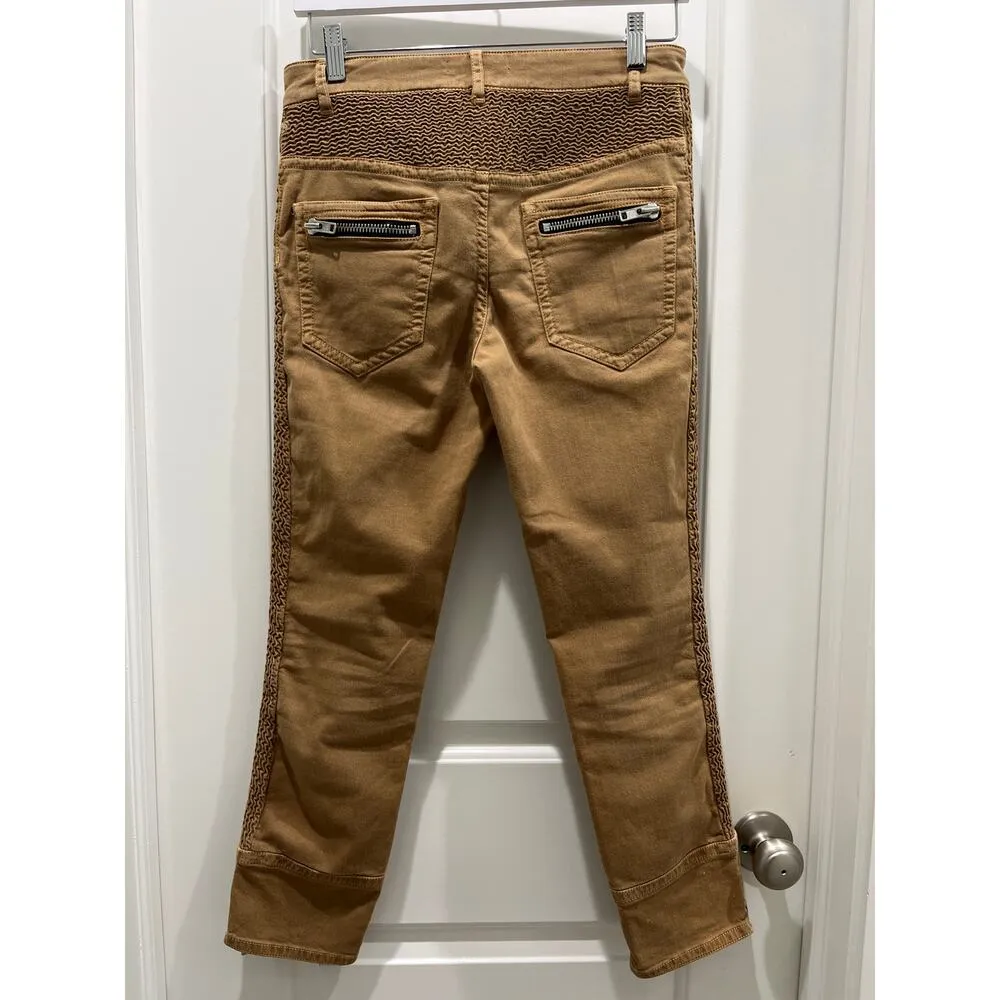 Isabel Marant Etoile Alone Capri Pants With Ankle Zip Sz 40 - Image 5