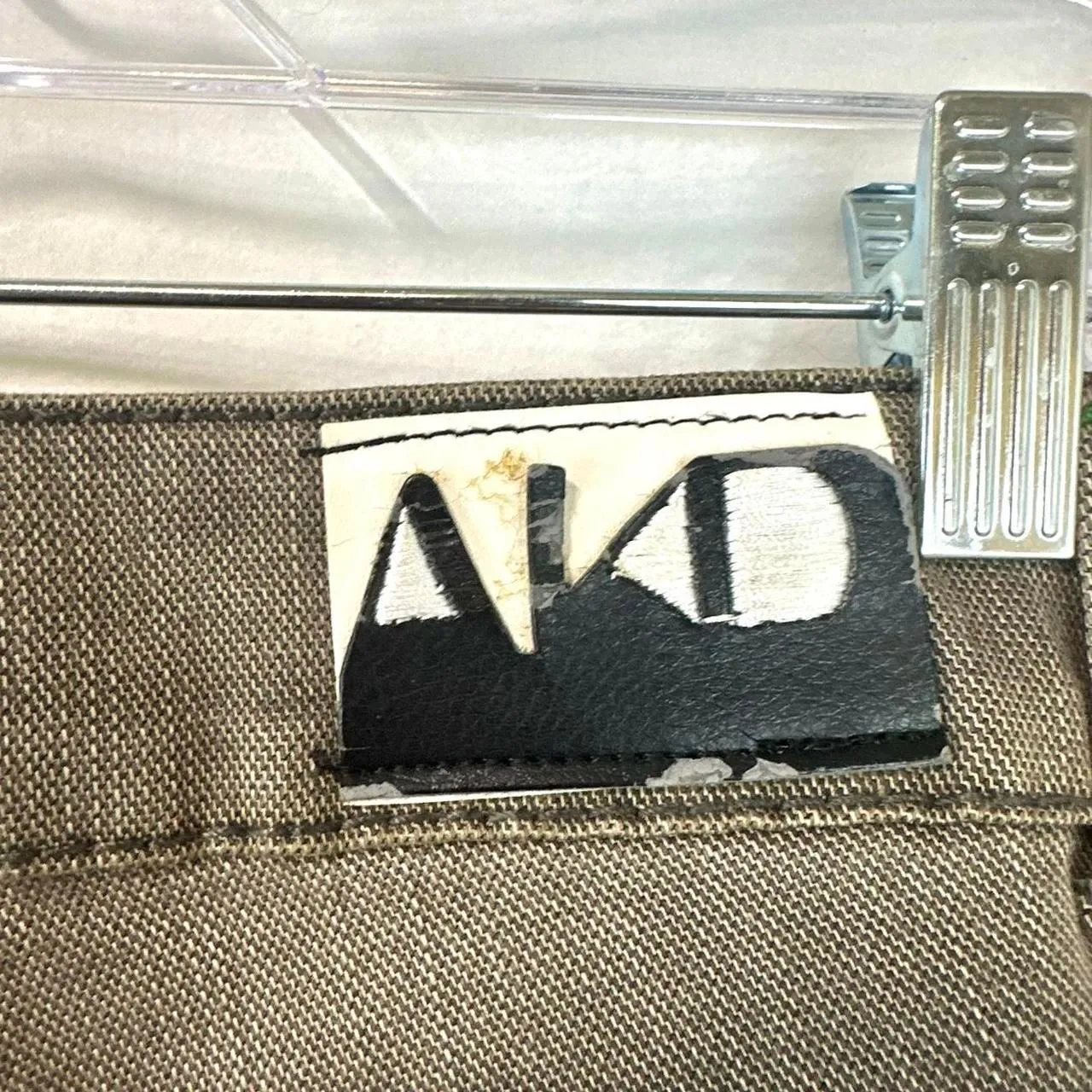 AKADEMIKS NWT Brown Embroidered Straight Slim Jeans Womens Plus 24 2000s Y2K - Image 6