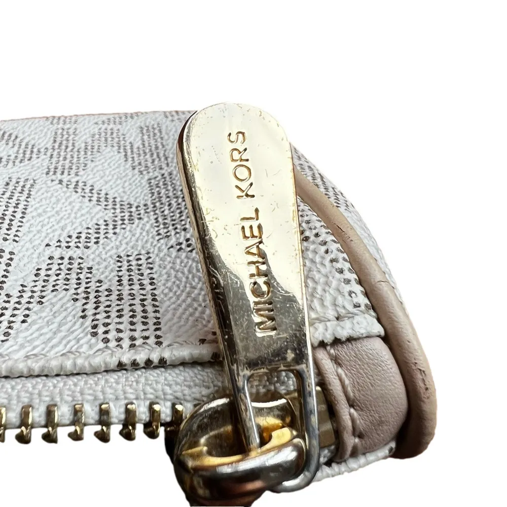 Michael Kors Jet Set Logo Clutch Credit Card Pouchette #260112 - Image 9