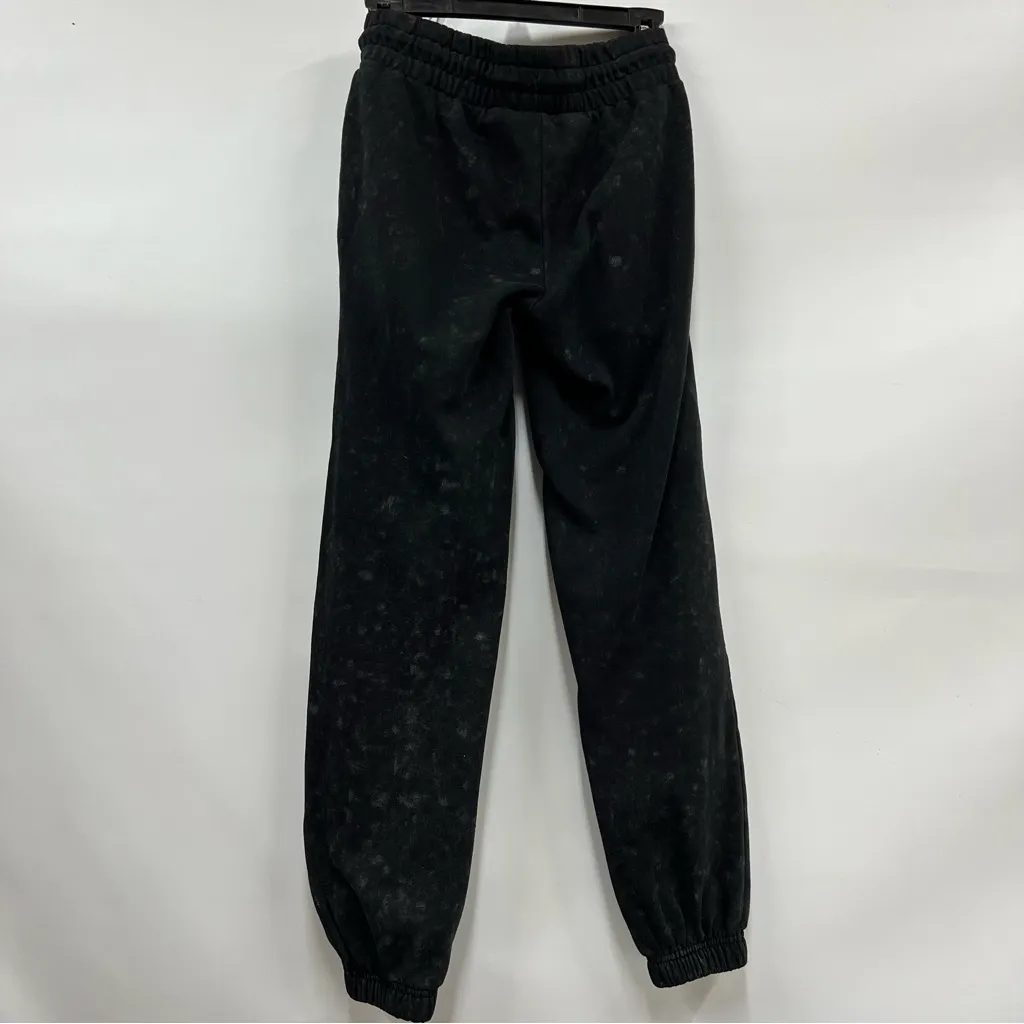Bratz xs Black Graphic Joggers w/pockets sweatpants acid wash pattern - Image 12