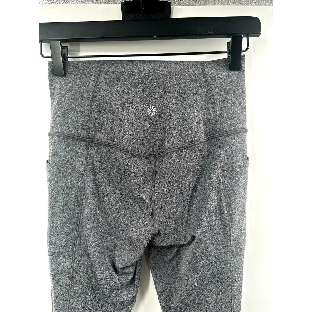 Athleta Salutation Stash High Rise 7/8 Legging Size Extra Small Grey - Image 5