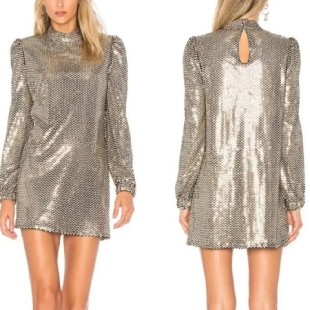 Revolve Tularosa Zulema Sequin Long Sleeve Dress - Image 2