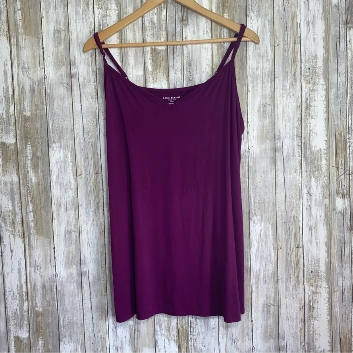 Lane Bryant Dark Purple Fitted Cami •26/28 - Image 3