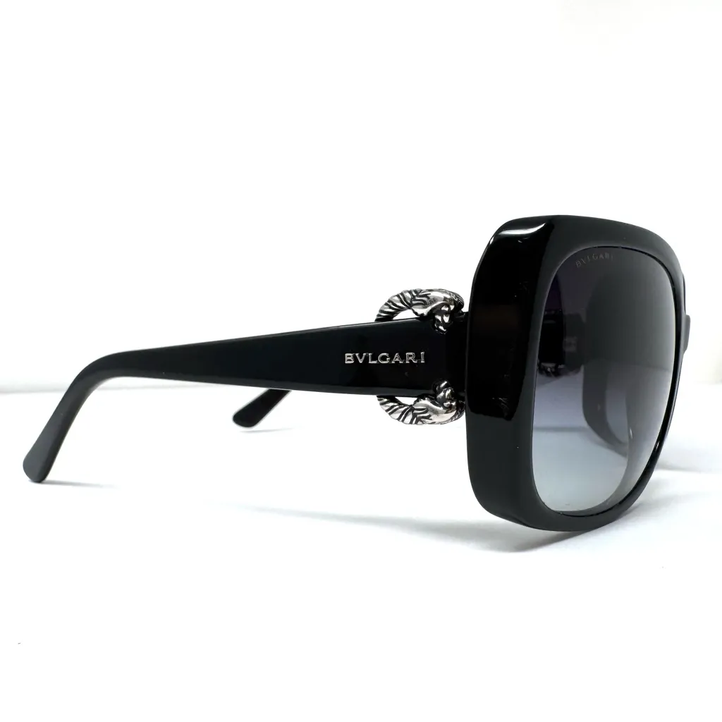 BVLGARI sunglasses, made in Italy Black - Image 6