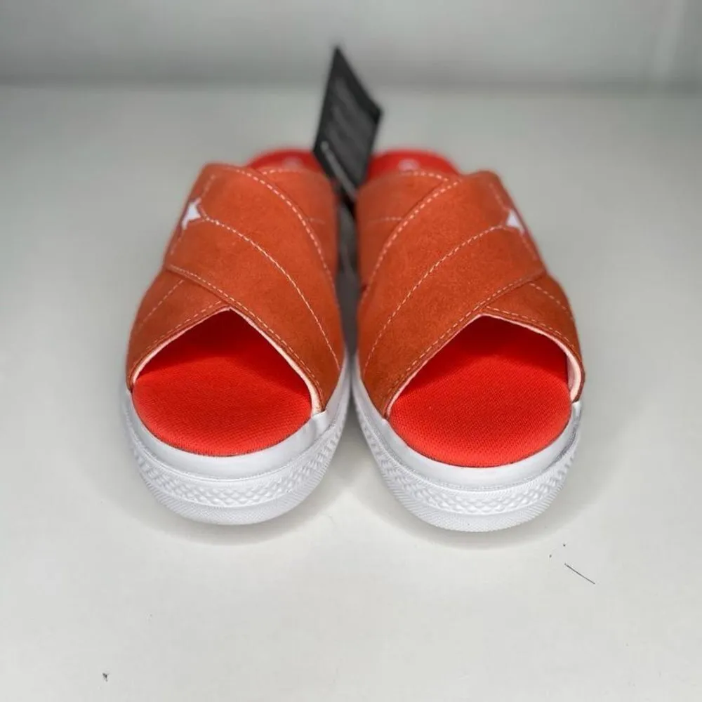Converse One Star Orange Slip On Women's Sandals Size 6 - Image 3