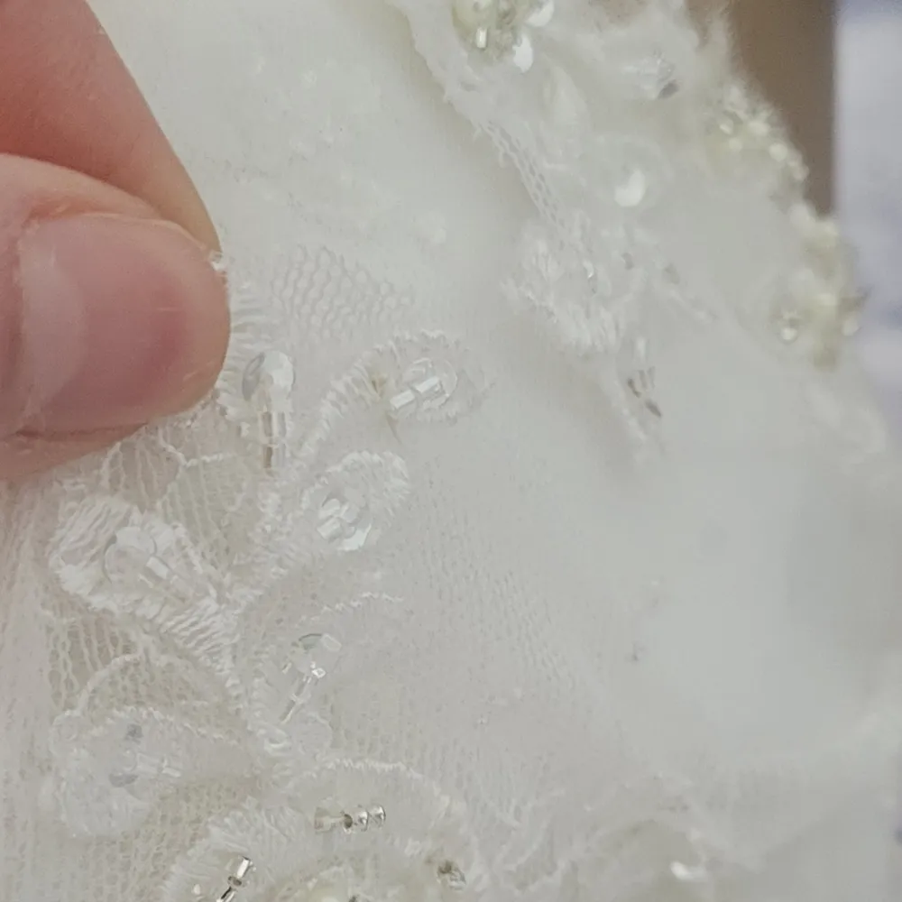 Casablanca Project Mermaid Wedding Grown Size 12 Silver - Image 5