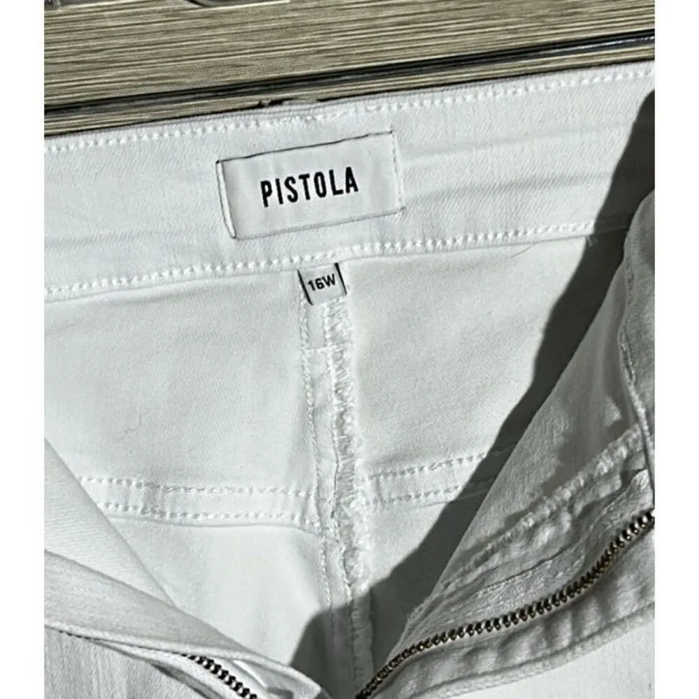 Pistola white denim short size 16 - Image 3