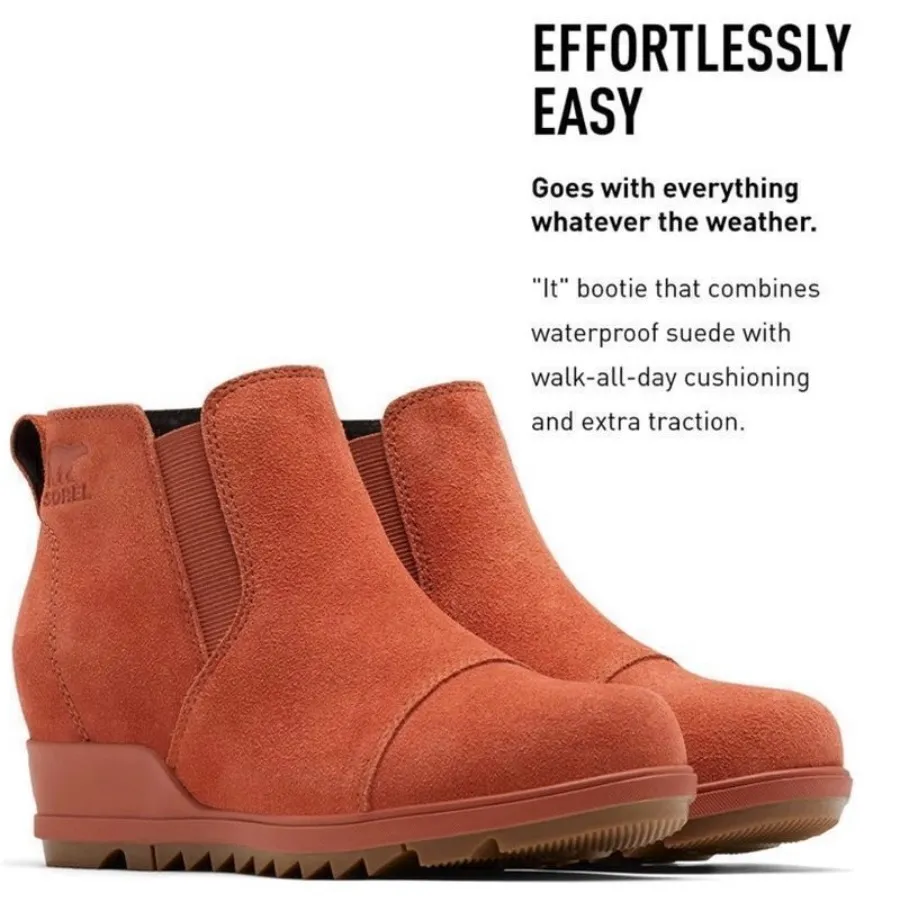 Sorel Evie Pull-on Wedge Booties Waterproof Rain Boot size 6 - Image 7