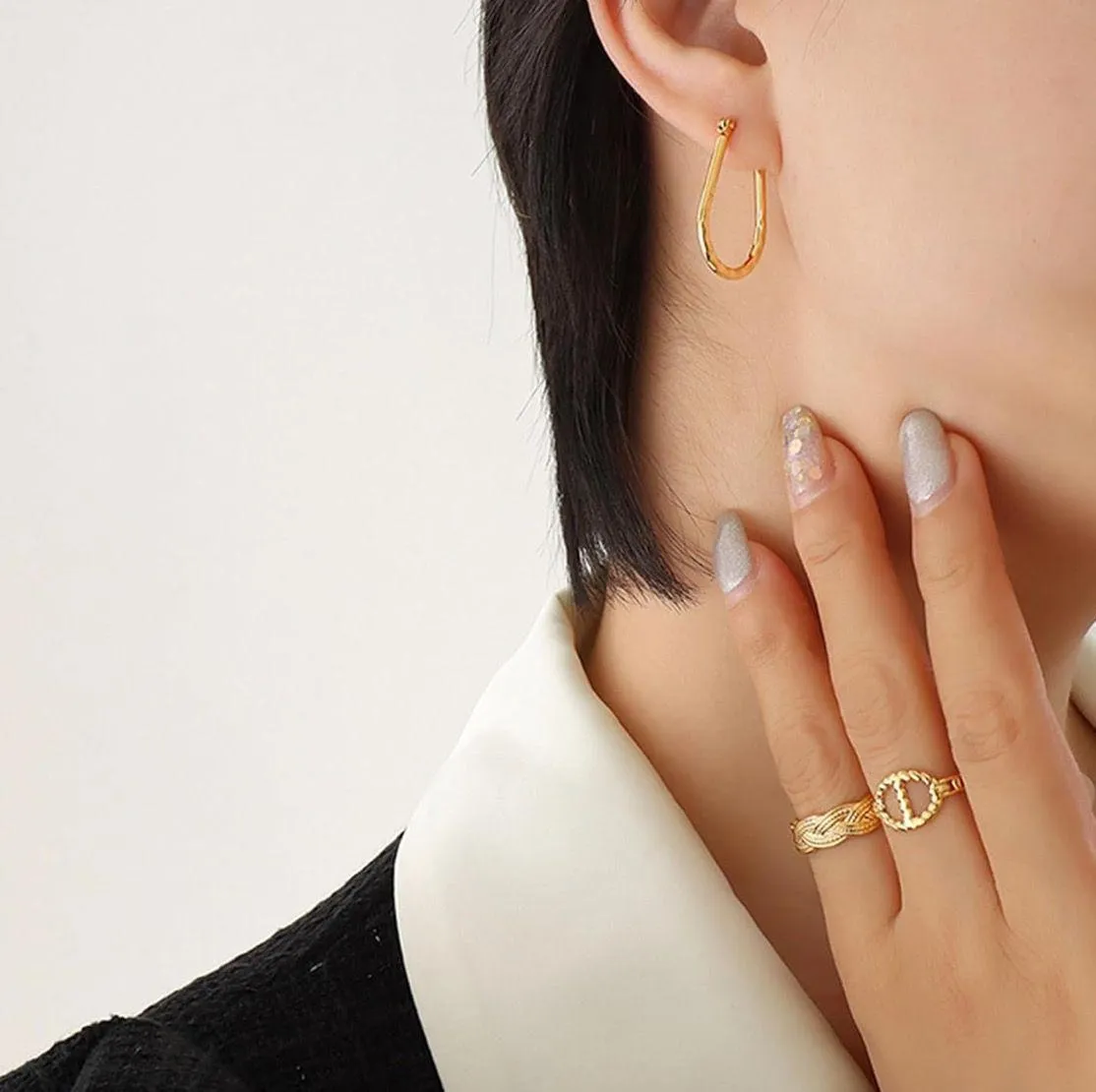 18k Gold Plated Soft and delicate U - Image 3