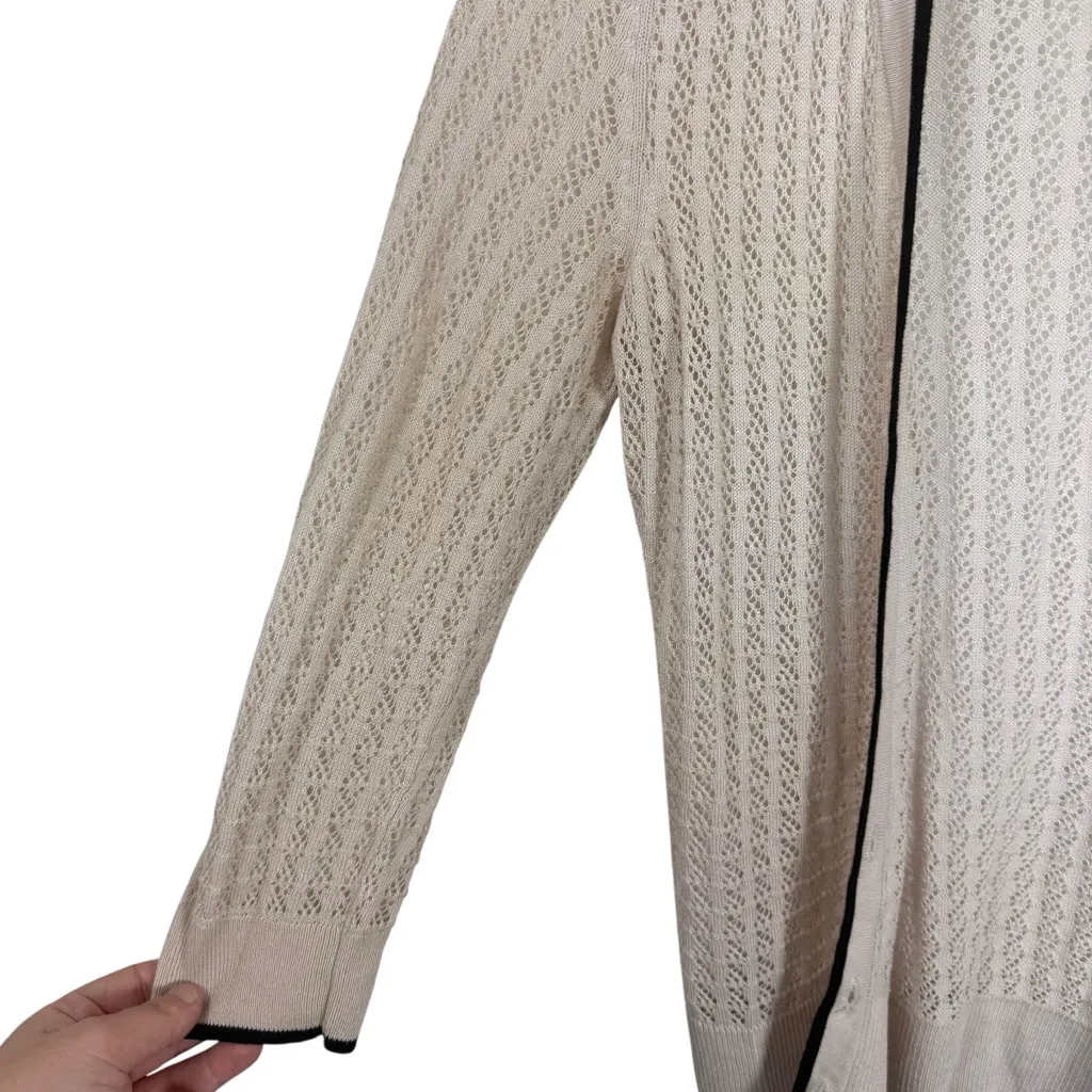 H&M Patterned Knit V-Neck ASO Teen Wolf Lydia Cardigan Blush Size S - Image 5