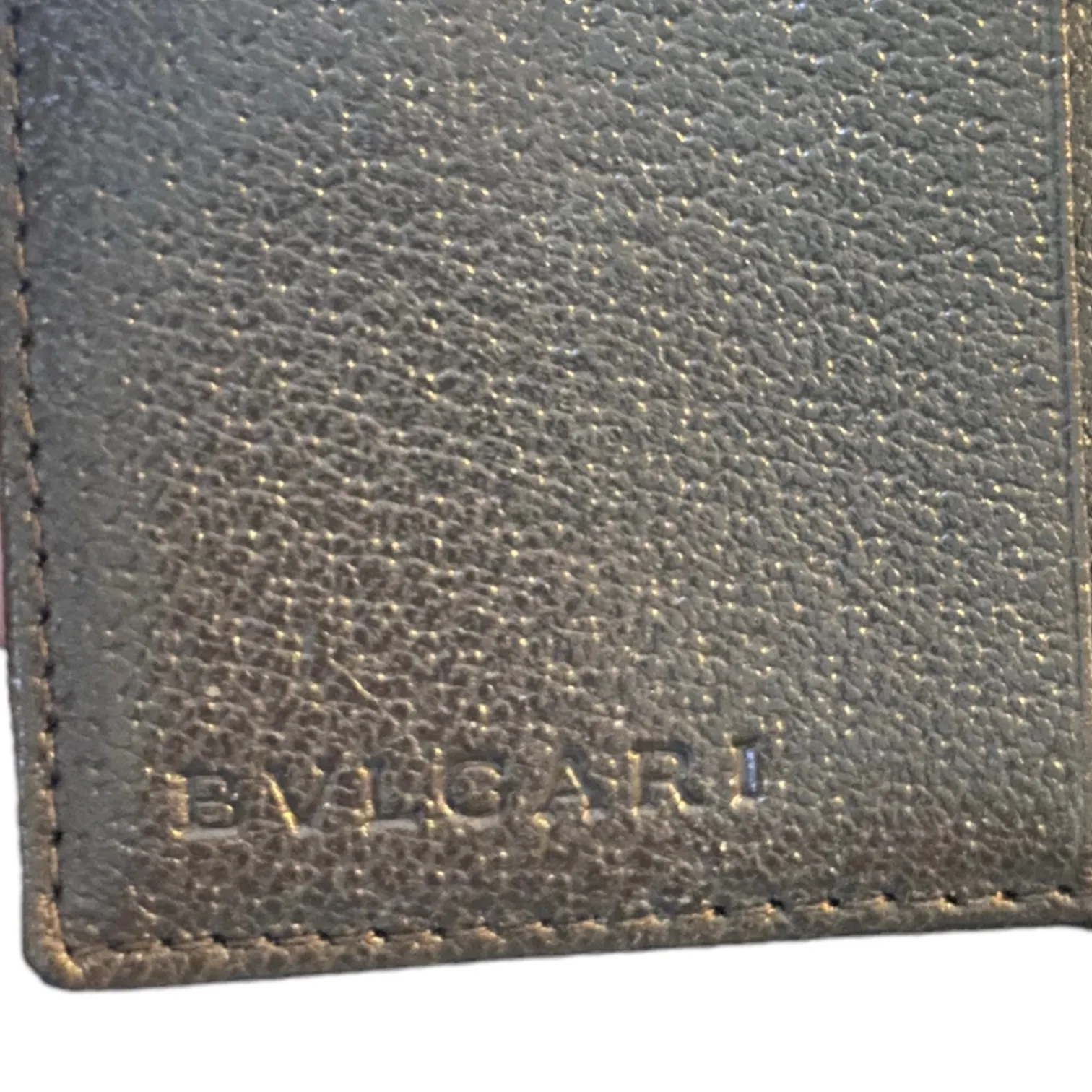 BVLGARI  Brown Bifold Classic Snap Wallet Authentic - Image 8