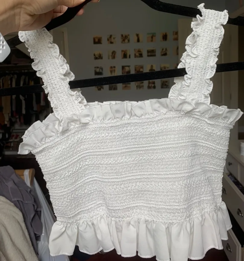 Forever 21 White Crop Top - Image 2