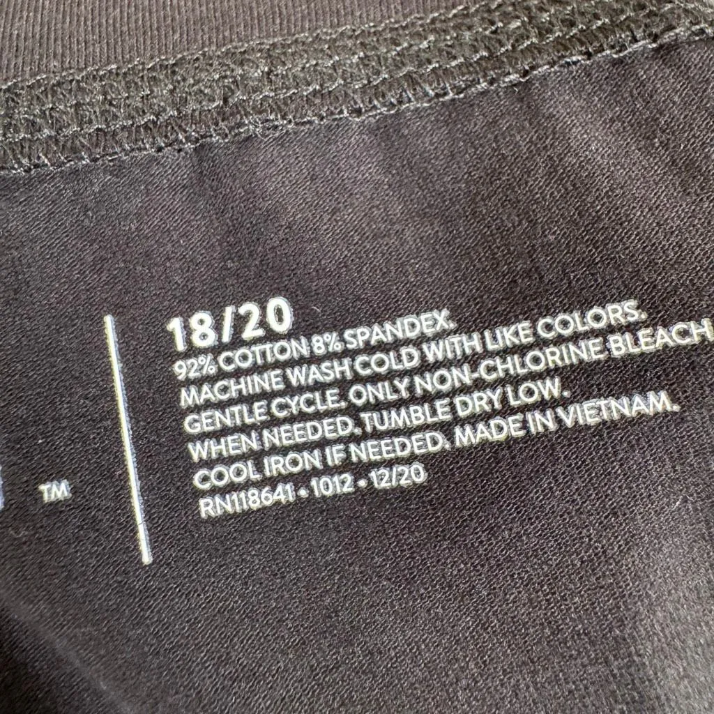 LIVI Lane Bryant Black Signature Stretch Cotton Wide Leg Yoga Pants 18/20 2X - Image 5