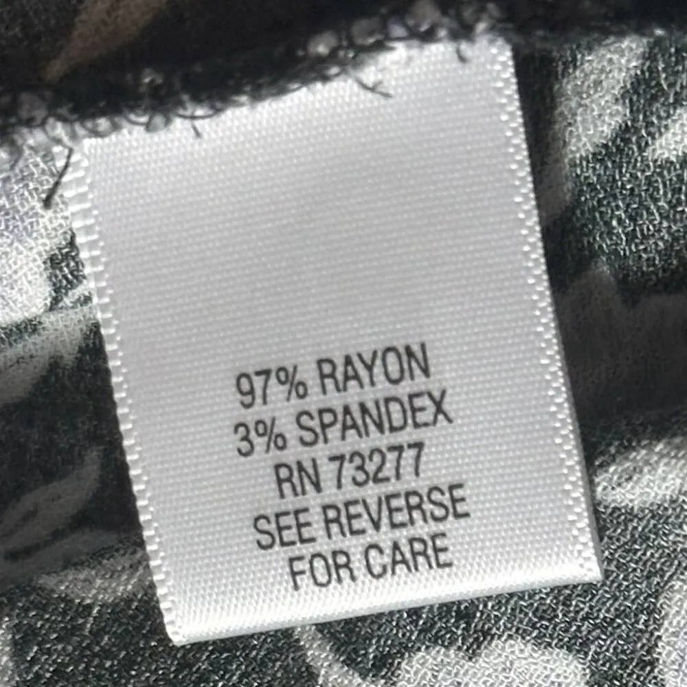 Croft & Barrow Black w/Periwinkle Floral - Image 5