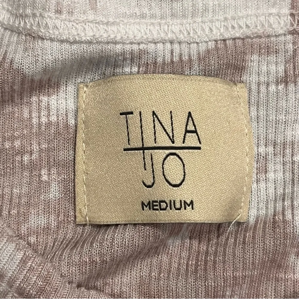 Anthropologie Tina + Jo Sleeveless Bleach Dye Twist Tunic Mini Dress - Image 8