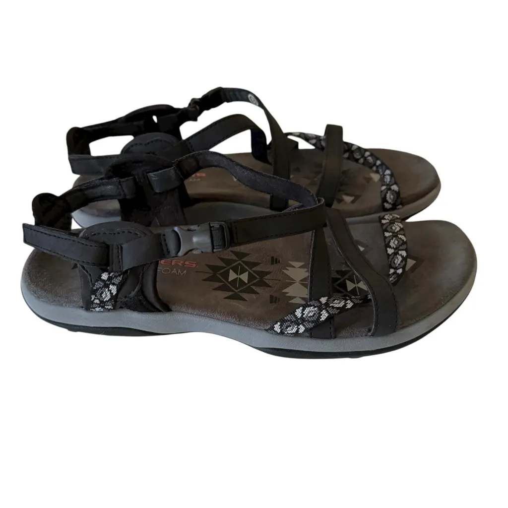 Skechers Women’s Memory Foam Reggae Slim-Vacay Sandals SZ 8 - Image 2