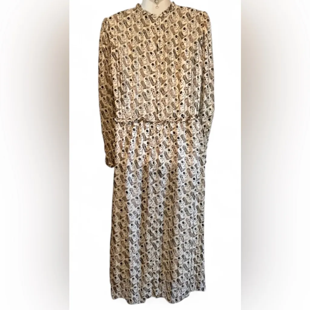 Sandro paris
 Cowboy Boot Long Sleeve Dress - Image 4