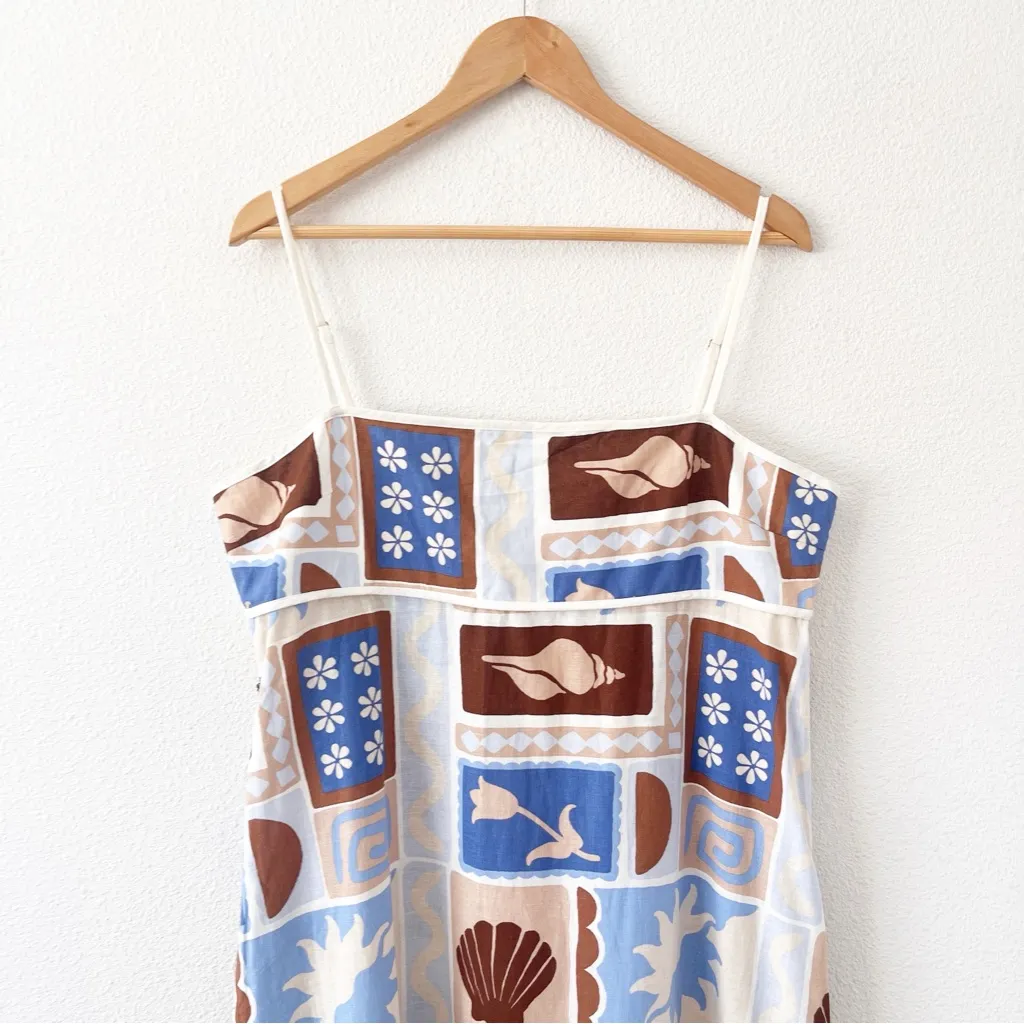 Sabo Giorgia Resortwear Linen Blend Maxi Dress in Solis - Image 3