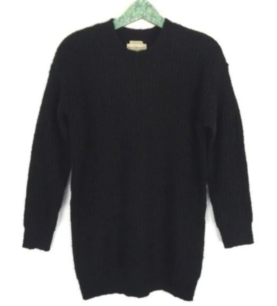 Denim & Supply Ralph Lauren Italian Yarn Wool Blend Sweater Black Pullover XS - Image 1