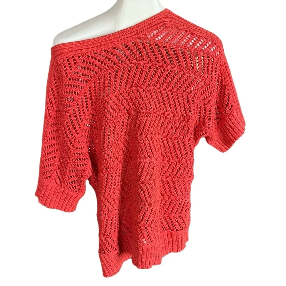 Chico’s Open Knit short sleeve sweater - Image 5