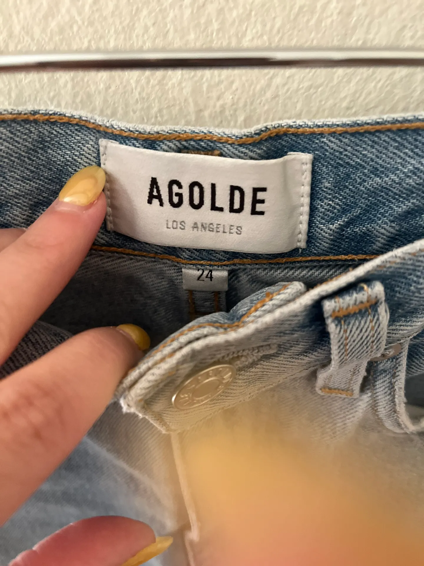 High Rise Denim Shorts - Image 3