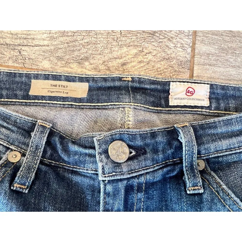 Adriano GoldSchmied Denim Jeans The Stilt Cigarette Leg‎ 27R 27 USA Jean - Image 2