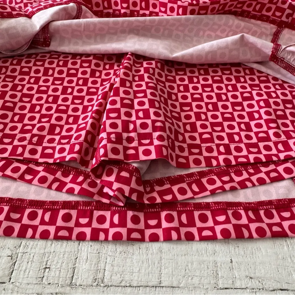 Golftini Possibilities Side Pleat Golf Skort NWT size 14 Red & Pink‎ Skirt Pink - Image 10