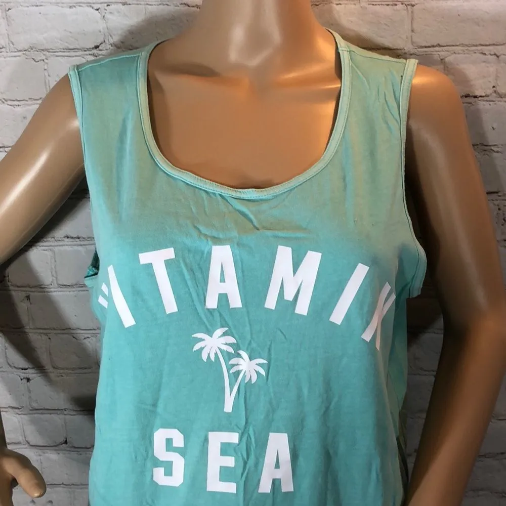 PINK Victoria's Secret Vitamin Sea Oversized Tank Top Small - Image 2