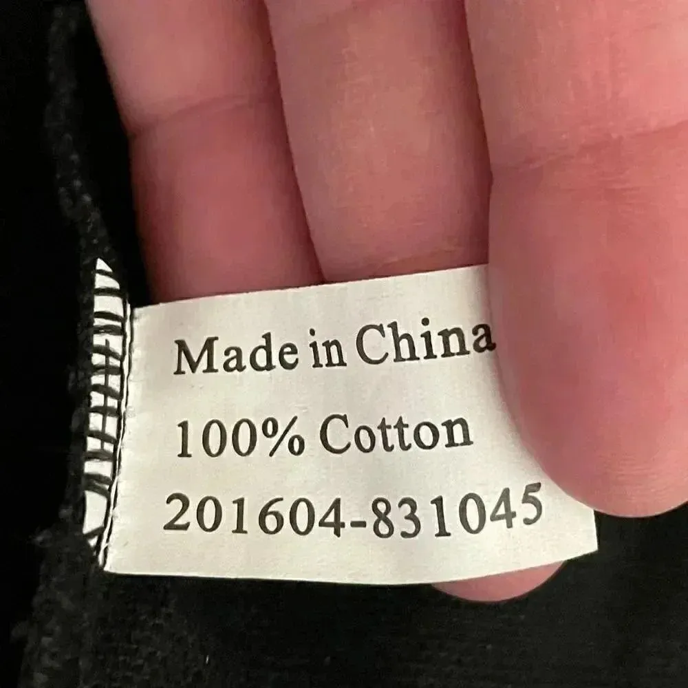 Keep Calm And Go Shopping Graphic Cotton Black Gold Tote Bag One SZ #1115 - Image 5