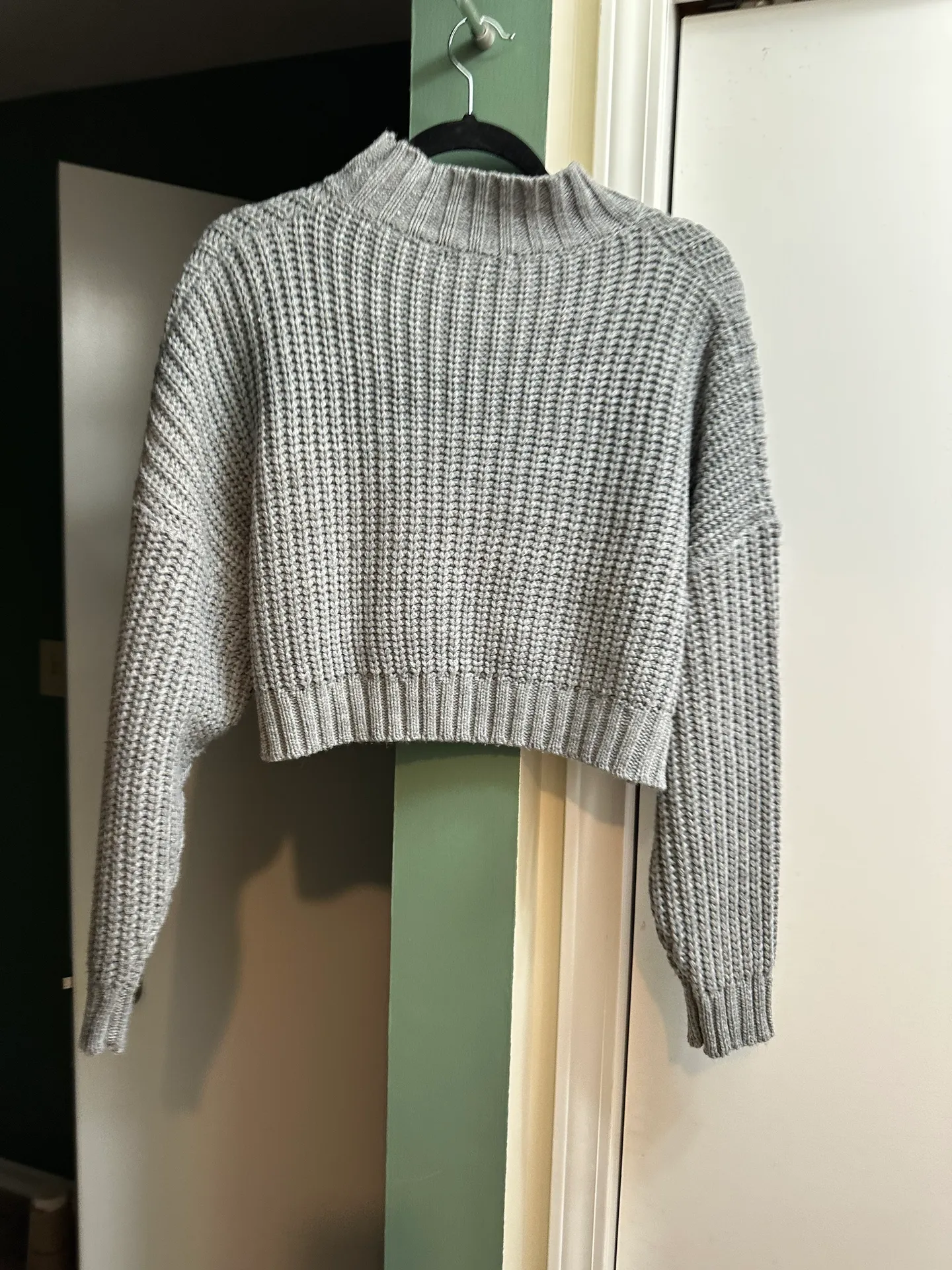 Gray Knit Sweater - Image 3